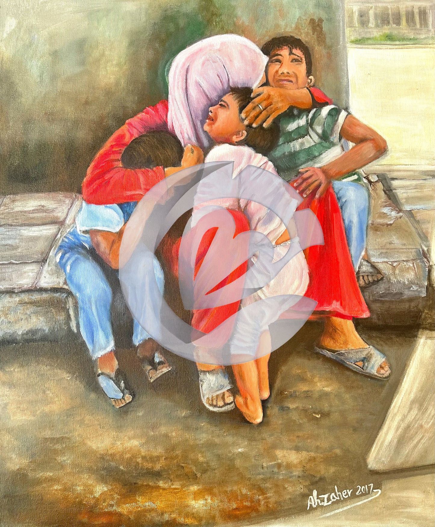 Mother's Protection, 20" x 24"