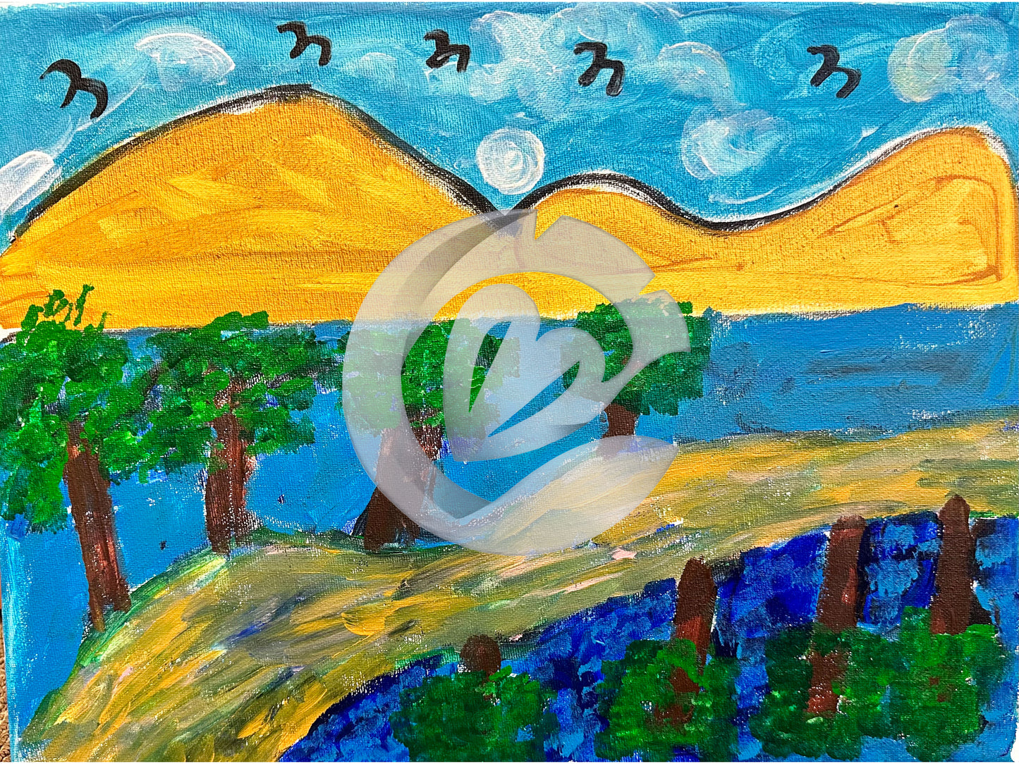 My Journey, 12" x 16"