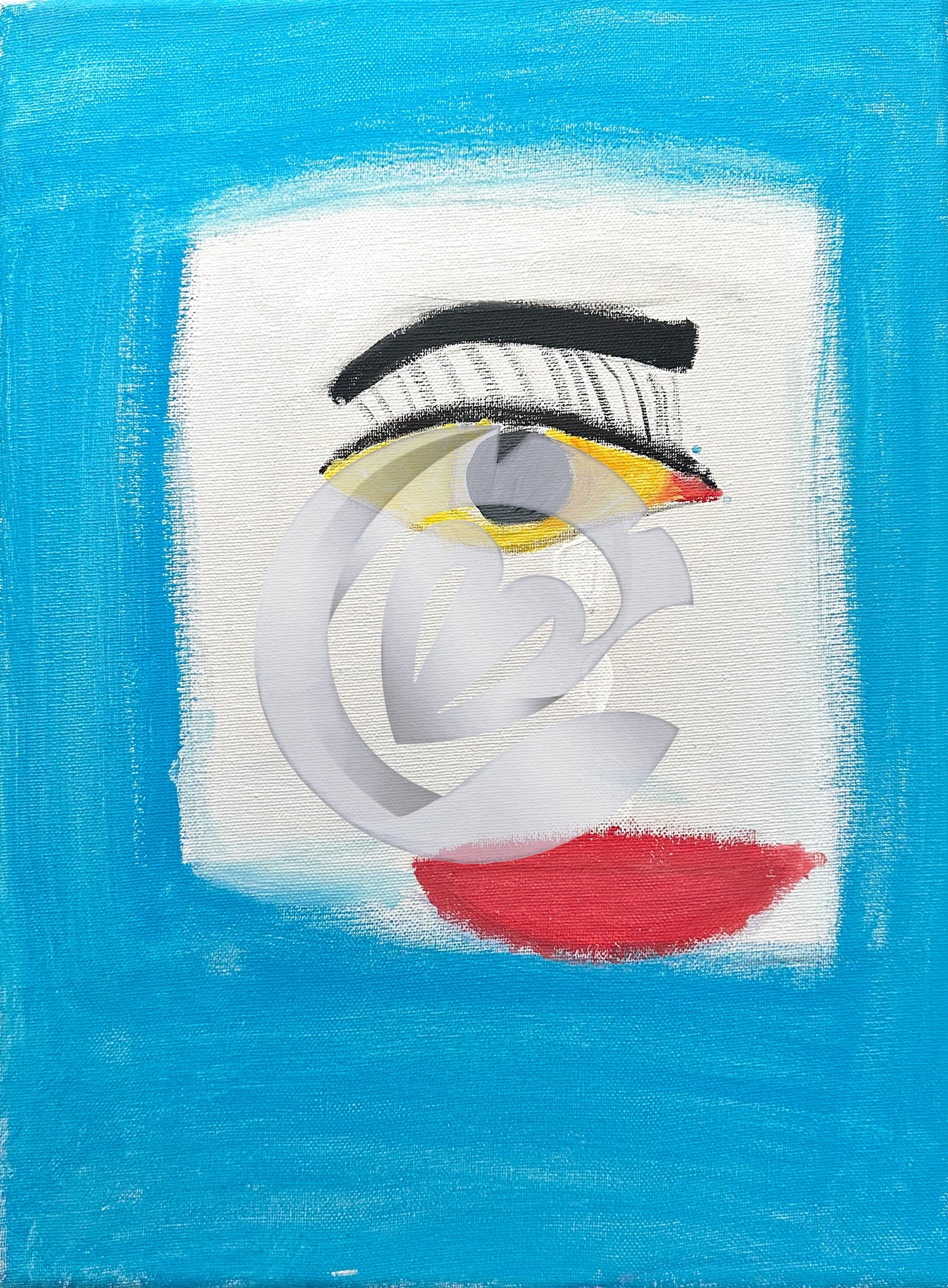 The Crying Eye, 12" x 16"