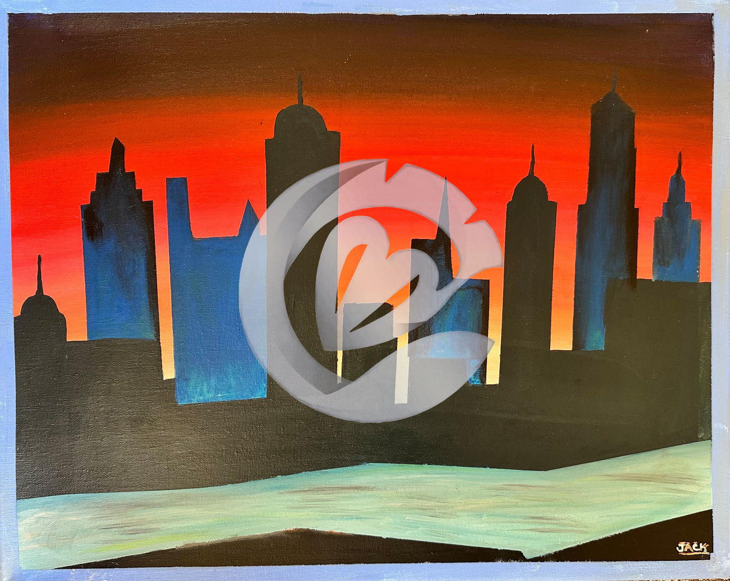 City of Hope, 16" x 20"