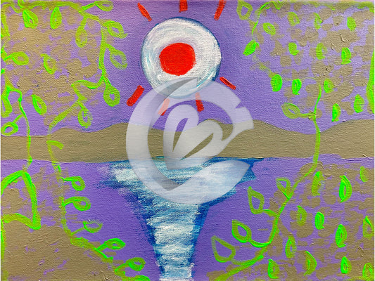 The Tears of a Refugee, 12" x 16"