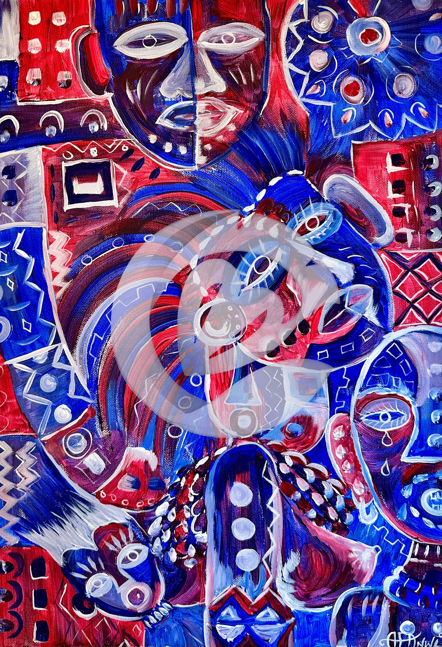 Colors of Cameroon, 14" x 20"